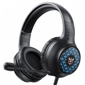 Słuchawki gamingowe X7 RGB czarne (przewodowe)