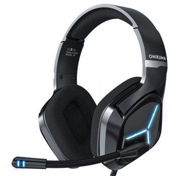 Słuchawki gamingowe X9 RGB czarne (przewodowe)