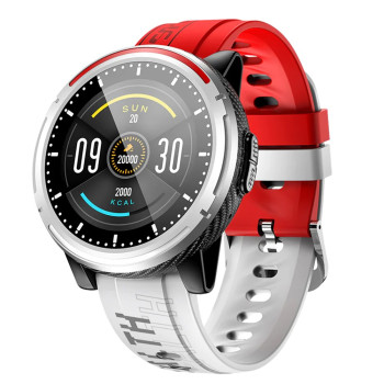 Smartwatch M1 1.28 cala 320 mAh czerwony