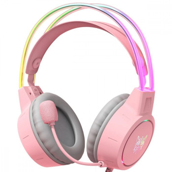 Słuchawki gamingowe X15 PRO RGB (przewodowe) Różowe