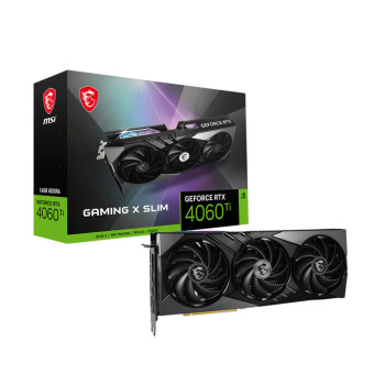 MSI GEFORCE RTX 4060 Ti GAMING X SLIM 16G karta graficzna NVIDIA 16 GB GDDR6