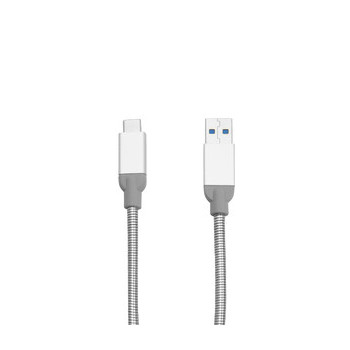 Verbatim Przewód USB 3.1 GEN 2 (USB-C USB-A) ze stali nierdzewnej do synchronizacji i ładowania firmy, długość 30 cm