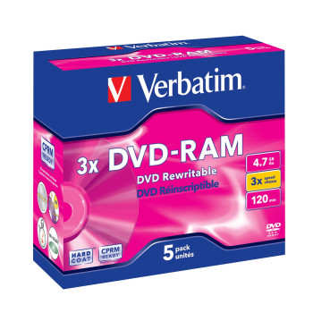 Verbatim DVD-RAM 3x 4,7 GB 5 szt.