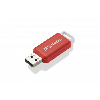 Verbatim DataBar pamięć USB 16 GB USB Typu-A 2.0 Czerwony