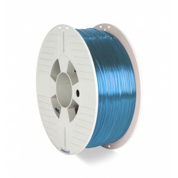 Verbatim 55056 materiały drukarskie 3D Politereftalan etylenu glikolu (PETG) Niebieski, Przezroczysty 1 kg