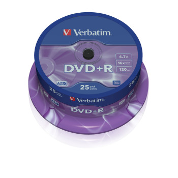 Verbatim DVD+R Matt Silver 4,7 GB 25 szt.