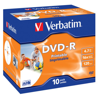 Verbatim 43521 płyta DVD 4,7 GB DVD-R 10 szt.
