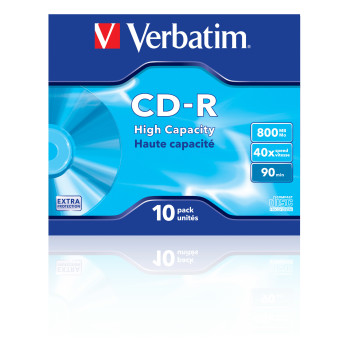 Verbatim CD-R High Capacity 800 MB 10 szt.
