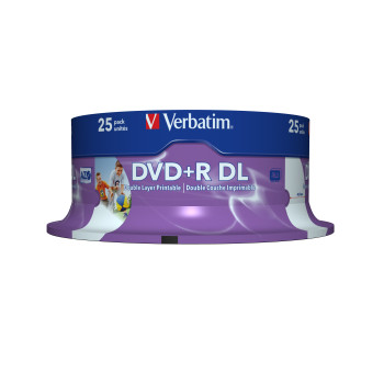 Verbatim 43667 płyta DVD 8,5 GB DVD+R DL 25 szt.
