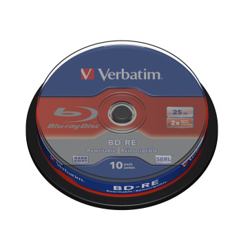 Verbatim BD-RE SL 25GB 2x 10 Pack Spindle 10 szt.