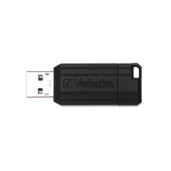 Verbatim PinStripe pamięć USB 8 GB USB Typu-A 2.0 Czarny