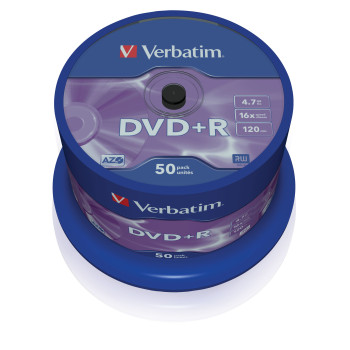 Verbatim 43550 płyta DVD 4,7 GB DVD+R 50 szt.