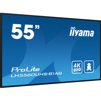 iiyama PROLITE Cyfrowa tablica A 139,7 cm (55") LED Wi-Fi 500 cd m² 4K Ultra HD Czarny Procesor wbudowany Android 11 24 7