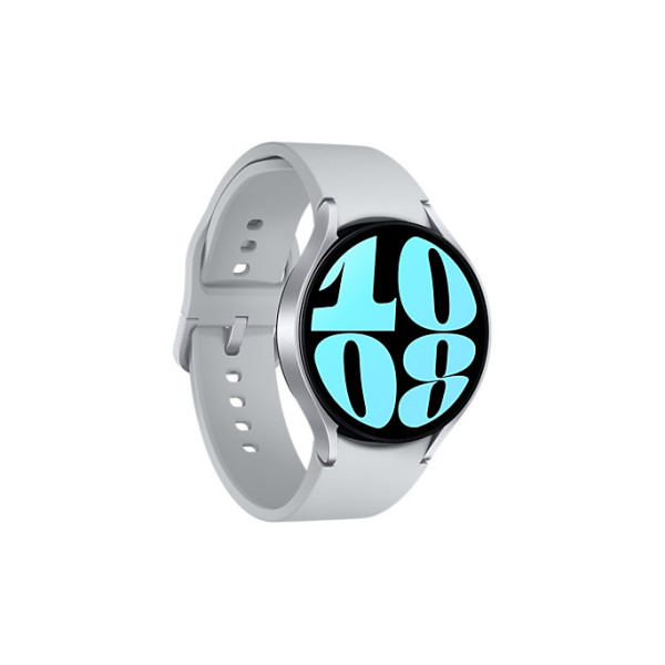Samsung Galaxy Watch6 3,81 cm (1.5") OLED 44 mm Cyfrowy 480 x 480 px Ekran dotykowy 4G Srebrny Wi-Fi GPS