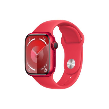 Watch Series 9 GPS + Cellular, 41mm Koperta z aluminium z edycji (PRODUCT)RED z paskiem sportowym z edycji (PRODUCT)RED - M/L