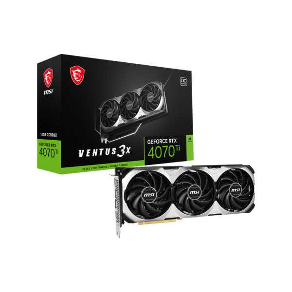 MSI GEFORCE RTX 4070 TI VENTUS 3X E 12G OC karta graficzna NVIDIA 12 GB GDDR6X MSI GEFORCE RTX 4070 TI VENTUS 3X E 12G OC karta graficzna NVIDIA 12 GB GDDR6X
