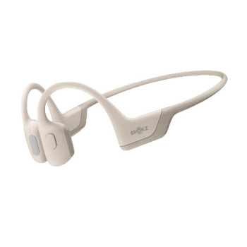 SHOKZ OpenRun Pro Zestaw słuchawkowy Bezprzewodowy Opaska na szyję Połączenia muzyka Bluetooth Beżowy