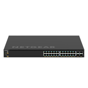 NETGEAR GSM4328-100AJS Zarządzany L3 Gigabit Ethernet (10 100 1000) Obsługa PoE 1U Czarny