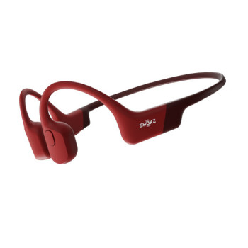 SHOKZ OPENRUN Zestaw słuchawkowy Bezprzewodowy Opaska na szyję Sport Bluetooth Czerwony