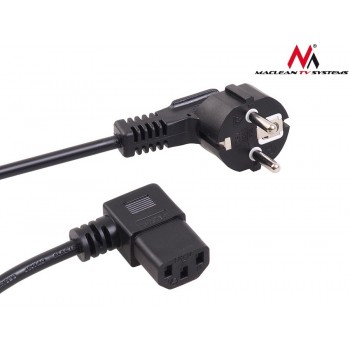 Kabel zasilający kątowy 3 pin 5M wtyk EU MCTV-804