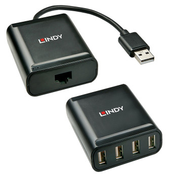 Lindy 42679 huby i koncentratory USB 2.0 Czarny