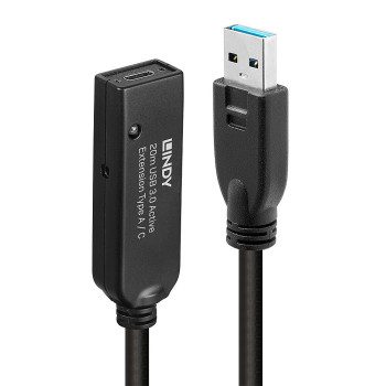 Lindy 43375 kabel USB 20 m USB 3.2 Gen 1 (3.1 Gen 1) USB A Czarny