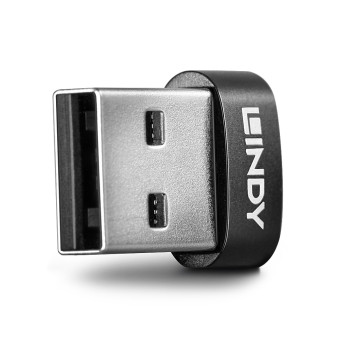 Lindy 41884 zmieniacz płci   kabli USB Type-A USB Type-C Czarny
