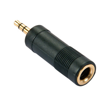 Lindy 35621 zmieniacz płci   kabli 3.5mm 6.3mm Czarny