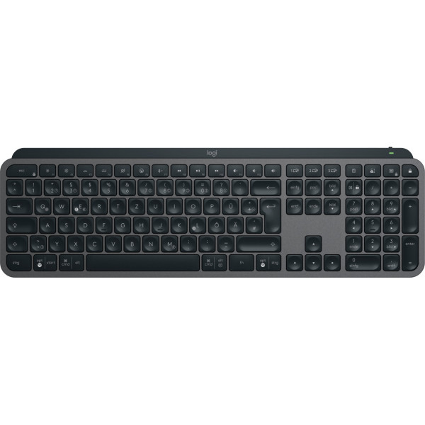 Logitech MX Keys S klawiatura RF Wireless + Bluetooth QWERTZ Niemiecki Grafitowy Logitech MX Keys S klawiatura RF Wireless + Bluetooth QWERTZ Niemiecki Grafitowy