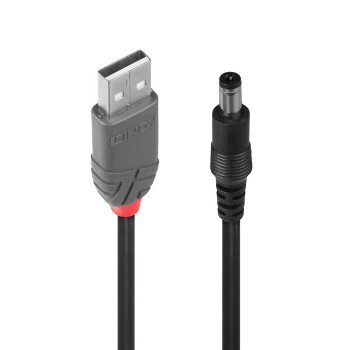 Lindy 70268 kabel USB 1,5 m USB 2.0 USB A DC Czarny