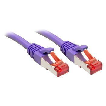 Lindy Rj45 Rj45 Cat6 3m kabel sieciowy Fioletowy S FTP (S-STP)