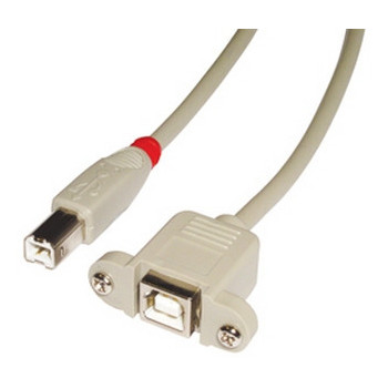 Lindy 31801 kabel USB 1 m USB 2.0 USB B Szary