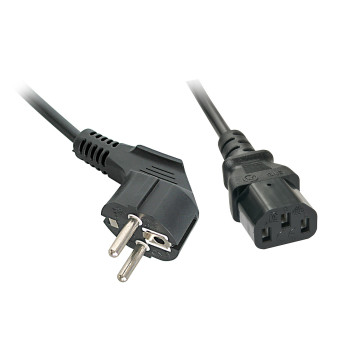 Lindy 30334 kabel zasilające Czarny 0,7 m Wtyczka zasilająca typu A IEC C13