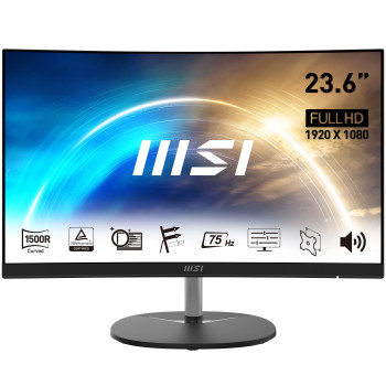 MSI Pro MP241CA monitor komputerowy 59,9 cm (23.6") 1920 x 1080 px Full HD Czarny
