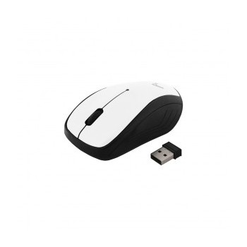 Mysz bezprzewodowo-optyczna USB AM-92C biała