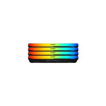 KINGSTON DIMM DDR4 64GB (Kit of 4) 2666MT/s CL16 FURY Beast RGB