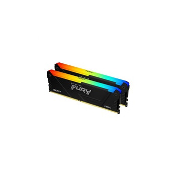 KINGSTON DIMM DDR4 64GB (Kit of 2) 2666MT/s CL16 FURY Beast RGB