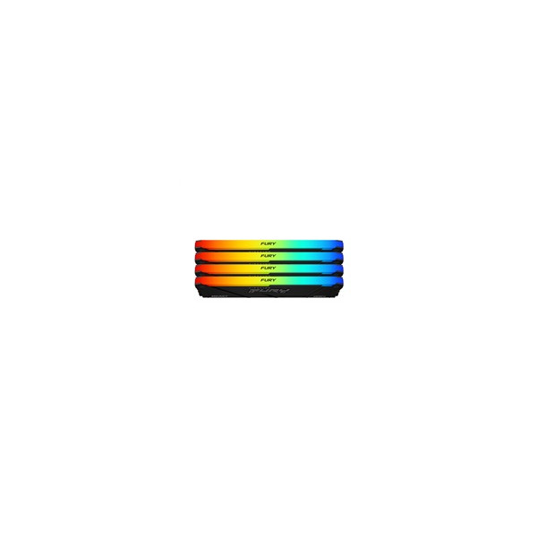 KINGSTON DIMM DDR4 32GB (Kit of 4) 3600MT/s CL17 FURY Beast RGB, XMP KINGSTON DIMM DDR4 32GB (Kit of 4) 3600MT/s CL17 FURY Beast RGB, XMP