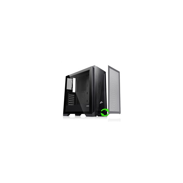 EVOLVEO Ptero Q2, 2x čelní panel - sklo /mřížka, case ATX, černá EVOLVEO Ptero Q2, 2x čelní panel - sklo /mřížka, case ATX, černá