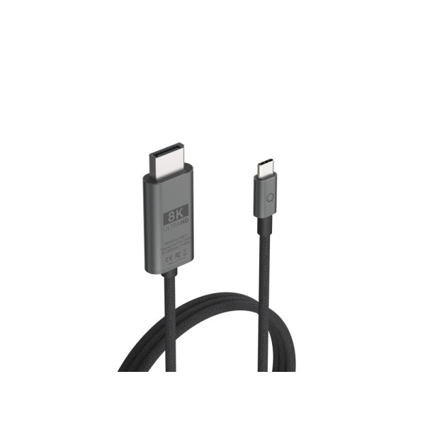 LINQ byELEMENTS LQ48024 adapter kablowy 2 m USB Type-C DisplayPort Czarny LINQ byELEMENTS LQ48024 adapter kablowy 2 m USB Type-C DisplayPort Czarny