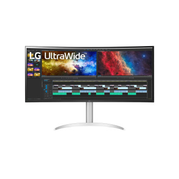 LG 38BQ85C-W monitor komputerowy 95,2 cm (37.5") 3840 x 1600 px Quad HD+ Biały