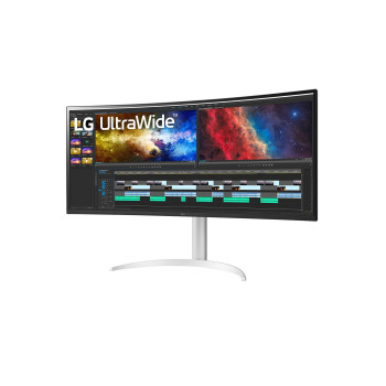 LG 38BQ85C-W monitor komputerowy 95,2 cm (37.5") 3840 x 1600 px Quad HD+ Biały