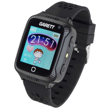 Garett Electronics Kids Cool 3,66 cm (1.44") TFT Cyfrowy Ekran dotykowy 2G Czarny Wi-Fi GPS