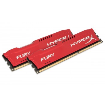 Zestaw pamięci Kingston HyperX FURY HX316C10FRK2/16 (DDR3 DIMM, 2 x 8 GB, 1600 MHz, CL10)