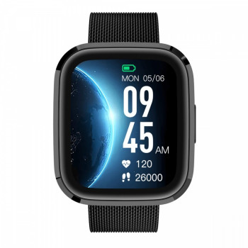 Smartwatch GRC Style Czarny stalowy