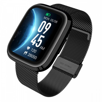 Smartwatch GRC Style Czarny stalowy