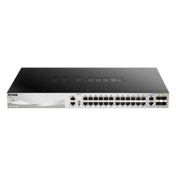 D-Link DGS-3130-30TS E łącza sieciowe Zarządzany L3 Gigabit Ethernet (10 100 1000) Szary