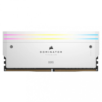 Pamięć DDR5 Dominator Titanium RGB 64GB/6600(2*32GB) CL32 Intel XMP biała