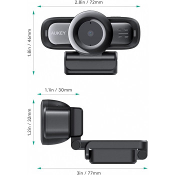 Kamera internetowa USB PC-LM3 Full HD 1920x1080 Autofocus 1080p 30fps Mikrofony stereo