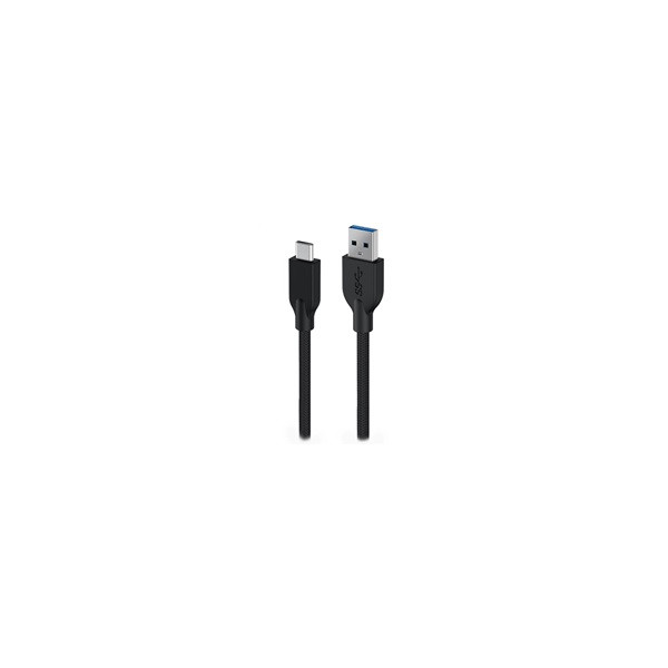 GENIUS nabíjecí kabel ACC-A2CC-3A, 150cm, USB-A na USB-C, 3A, QC3.0, opletený, černý GENIUS nabíjecí kabel ACC-A2CC-3A, 150cm, USB-A na USB-C, 3A, QC3.0, opletený, černý